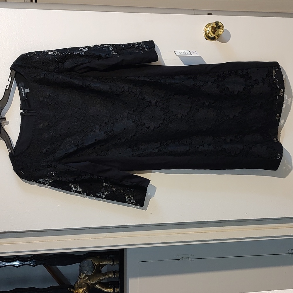 Ladies Nine West Black Lace Dress Size 6 Make An Offer